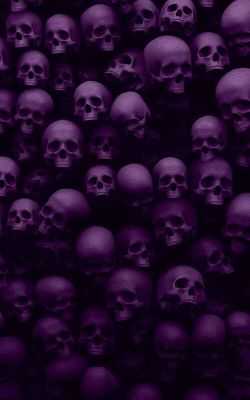 Изображение №11 750x1334 «Много фиолетовых черепов» из коллекции «Череп»