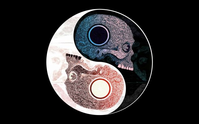 Изображение №35 3456x1944 «Инь и ян, черепа» из коллекции «Череп»