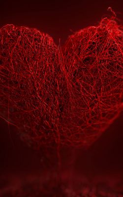 Изображение №16 2048x2048 «Красное сердце из ниток» из коллекции «Валентинов день»