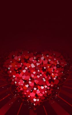 Изображение №30 640x1136 «Большое сердце из валентинок» из коллекции «Валентинов день»