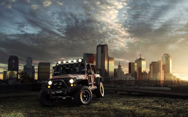 Изображение №21 1920x1080 «Джип на фоне города, пейзаж» из коллекции «Джип (Jeep)»