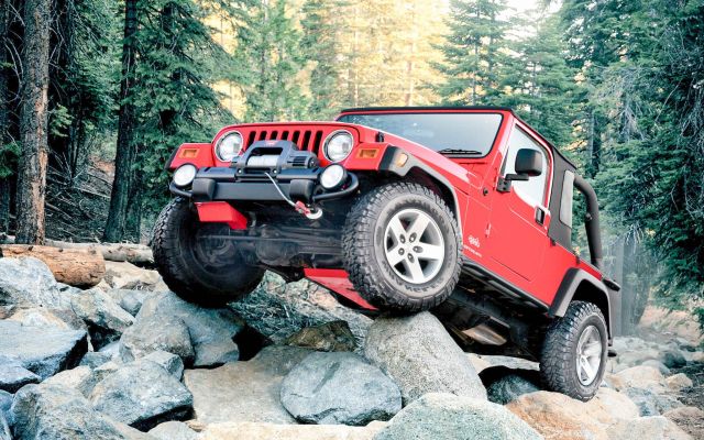 Изображение №30 2048x1536 «Красный джип в лесу на камнях» из коллекции «Джип (Jeep)»