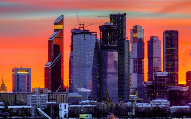 Изображение №41 1920x1080 «Москва Сити закат» из коллекции «Москва»
