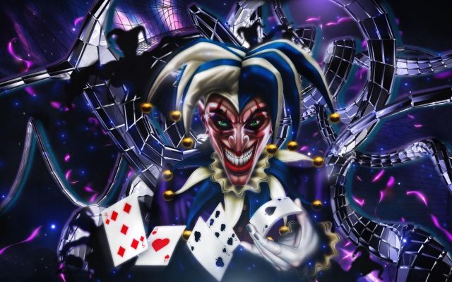 Изображение №8 2880x1800 «Джокер, карты, красивый фон» из коллекции «Страшные клоуны»