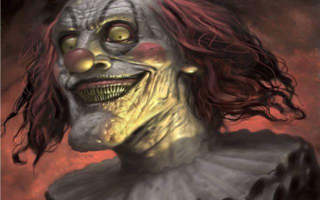 Изображение №26 2707x2260 «Злой клоун, арт» из коллекции «Страшные клоуны»