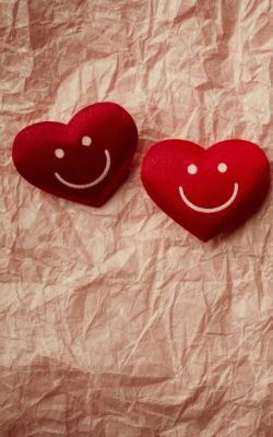 Изображение №36 1080x1920 «Два красных сердца смайлики» из коллекции «Сердце»