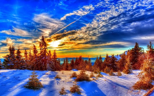 Изображение №26 1920x1080 «Удивительный зимний закат» из коллекции «Зимний лес»