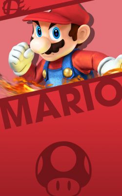 Изображение №27 1080x1920 «Марио, красный фон» из коллекции «Марио»