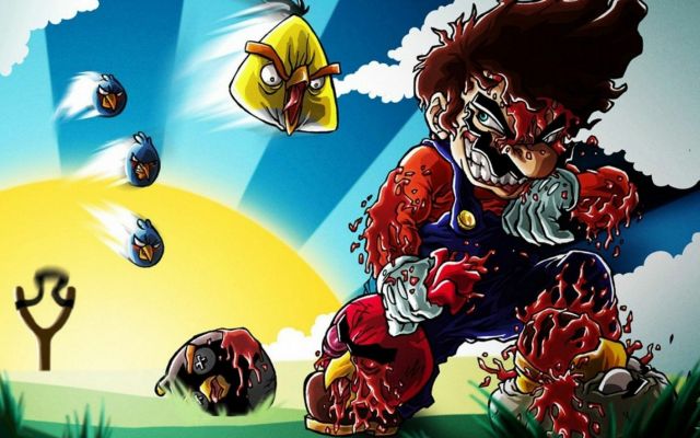 Изображение №47 1921x1080 «Злой Марио, Angry Birds» из коллекции «Марио»