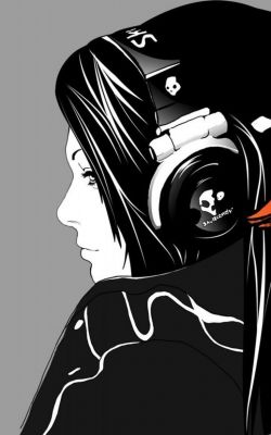 Изображение №1 768x1365 «Девушка в наушниках» из коллекции «Девушки & Минимализм»