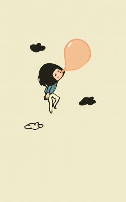 Изображение №6 2048x2048 «Девочка, мультфильм, арт» из коллекции «Девушки & Минимализм»